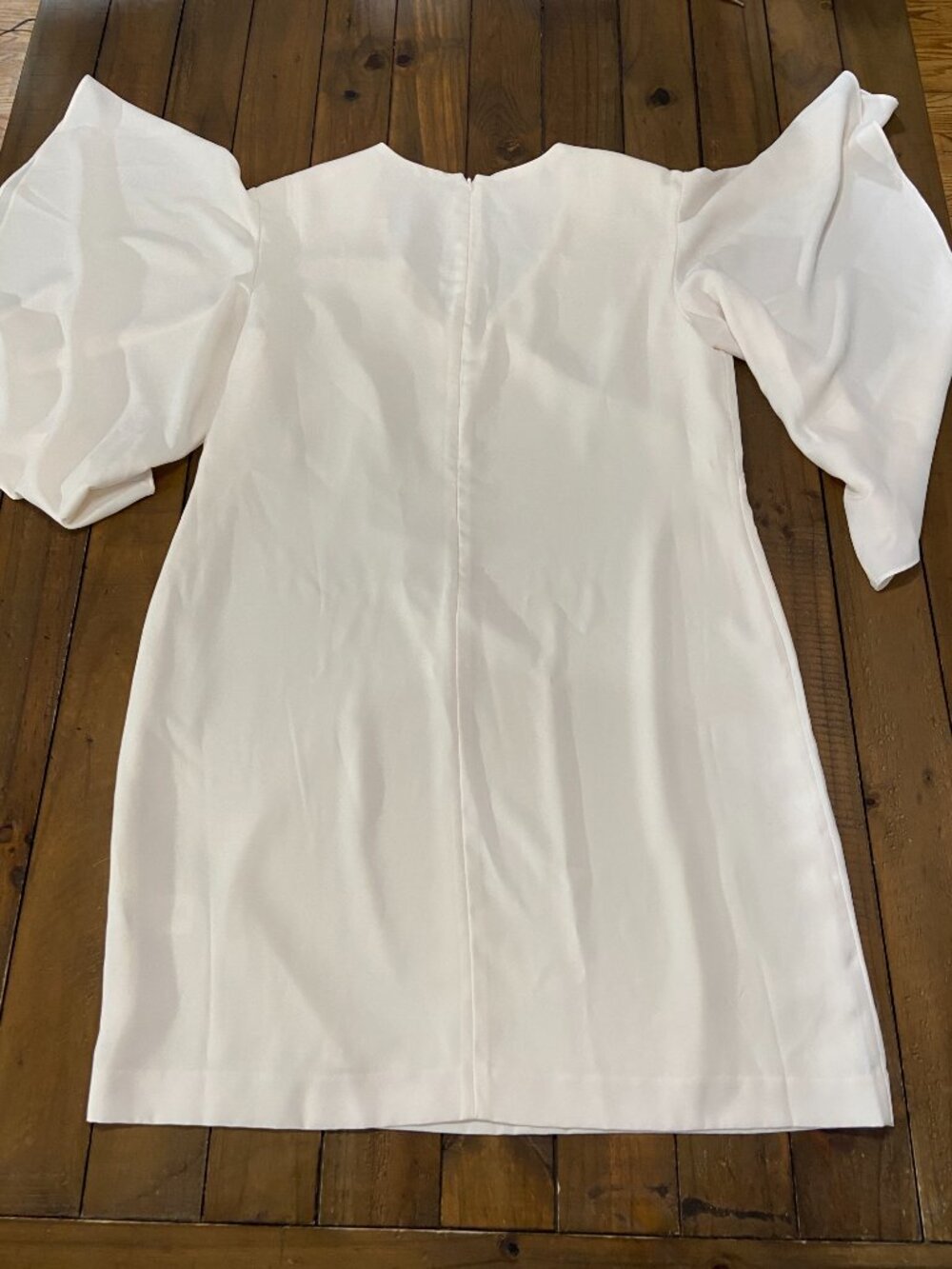 Lauren Ralph Lauren Yaira Ruffle Sleeve Dress - Cream - 18 - EUC - Picture 9 of 9